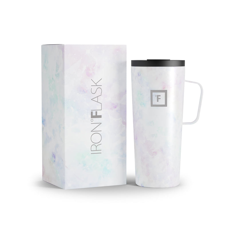 Iron Flask 24 Oz Grip Coffee 2.0 Mugs Pearl | 175DWOVTI