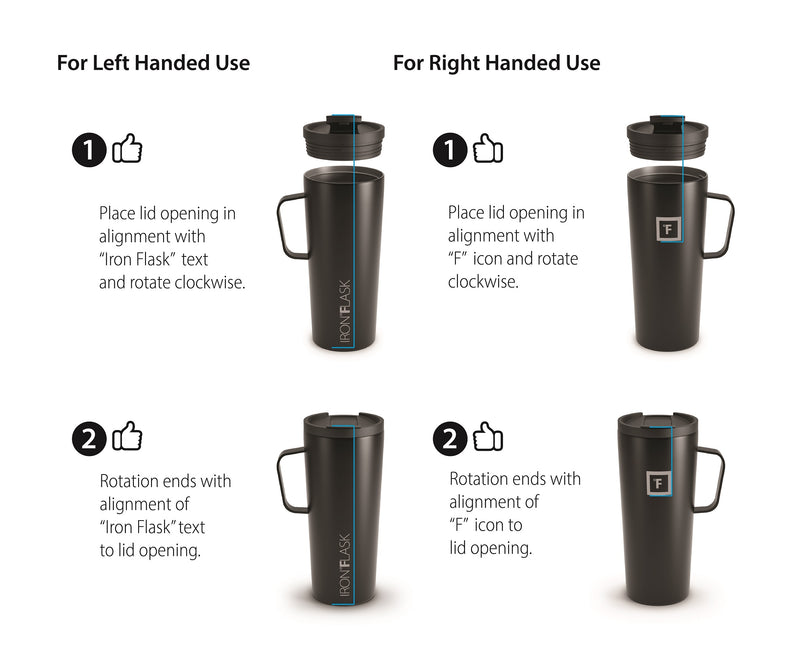 Iron Flask 24 Oz Grip Coffee 2.0 Mugs Rose | 571ZWBTCL