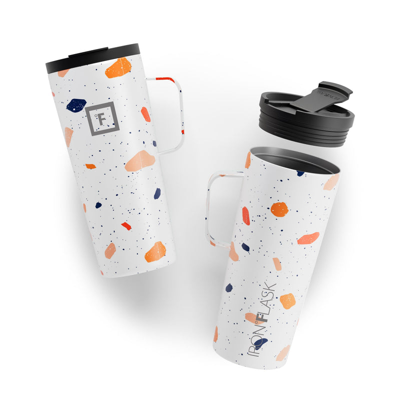 Iron Flask 24 Oz Grip Coffee 2.0 Mugs Terrazzo | 903KBGPSD