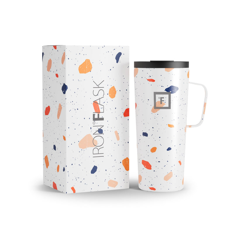 Iron Flask 24 Oz Grip Coffee 2.0 Mugs Terrazzo | 903KBGPSD