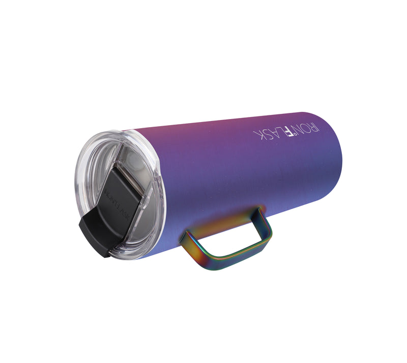 Iron Flask 24 Oz Grip Coffee Mugs Aurora | 493UGVJHI