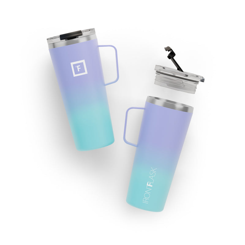 Iron Flask 24 Oz Grip Coffee Mugs Cotton Candy | 549QMPRGW