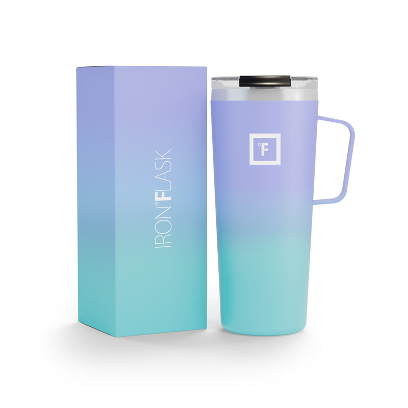Iron Flask 24 Oz Grip Coffee Mugs Cotton Candy | 549QMPRGW