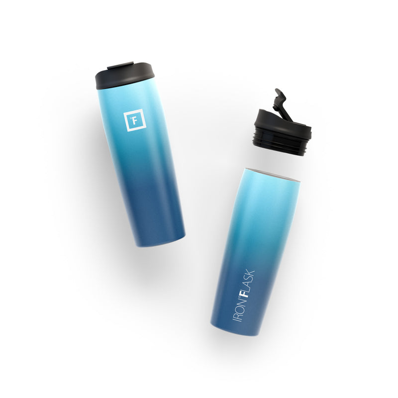 Iron Flask 24 Oz Nomad Tumbler Blue | 419EMOQBL
