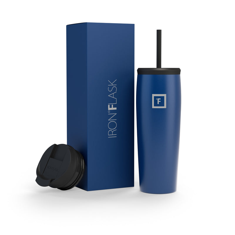 Iron Flask 24 Oz Nomad Tumbler Blue | 973JHKSIG