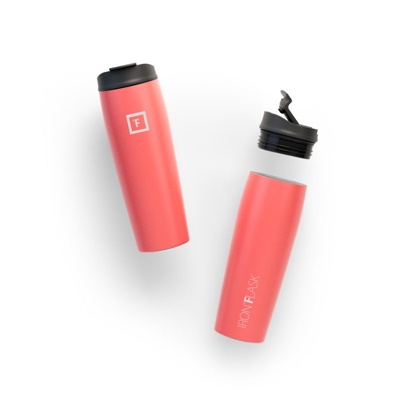 Iron Flask 24 Oz Nomad Tumbler Coral | 673LOJUSG