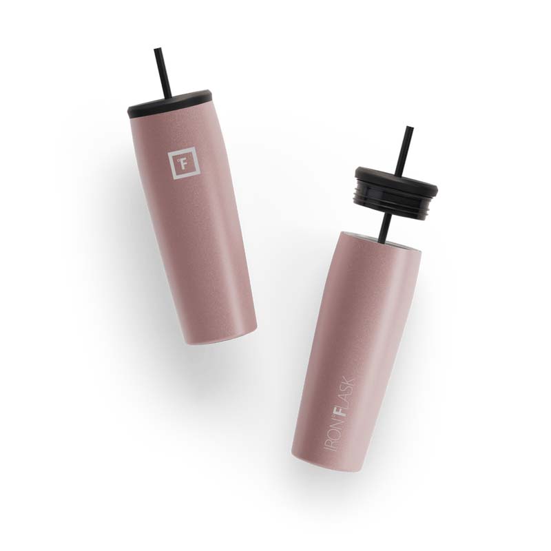 Iron Flask 24 Oz Nomad Tumbler Rose Gold | 371QBUXWO