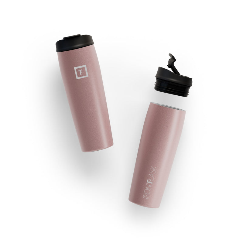 Iron Flask 24 Oz Nomad Tumbler Rose Gold | 371QBUXWO