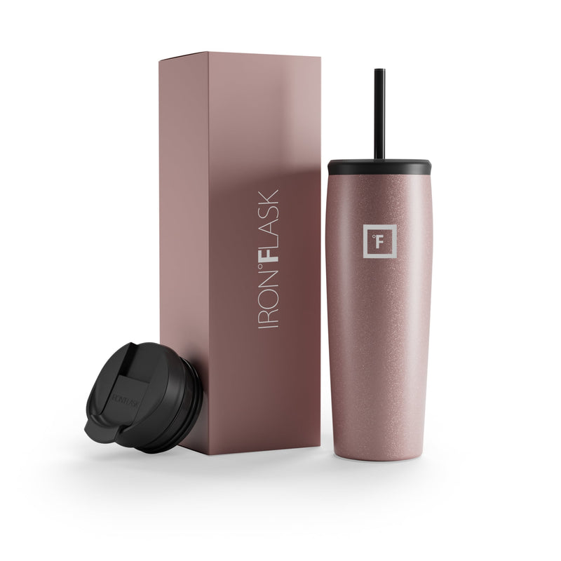 Iron Flask 24 Oz Nomad Tumbler Rose Gold | 371QBUXWO
