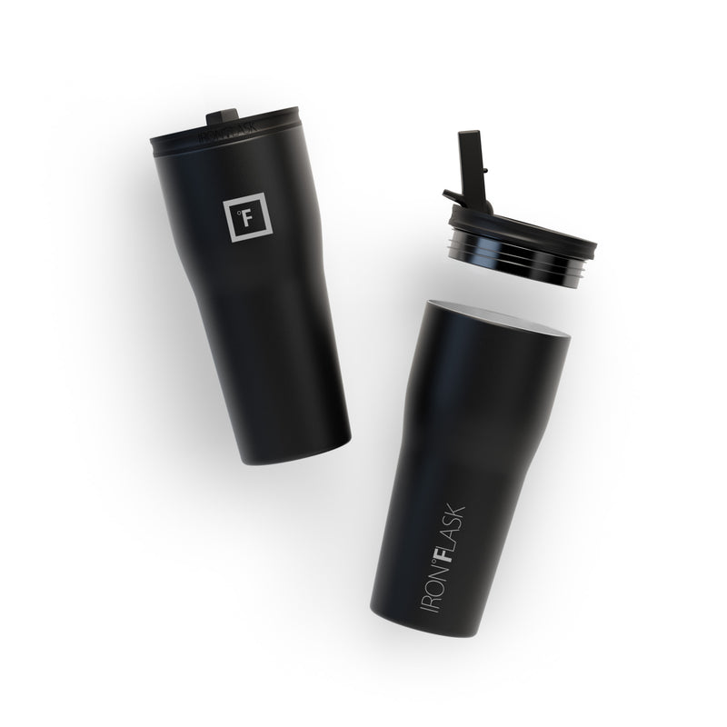Iron Flask 24 Oz Rover 2.0 Tumbler Black | 105ZFRGUL