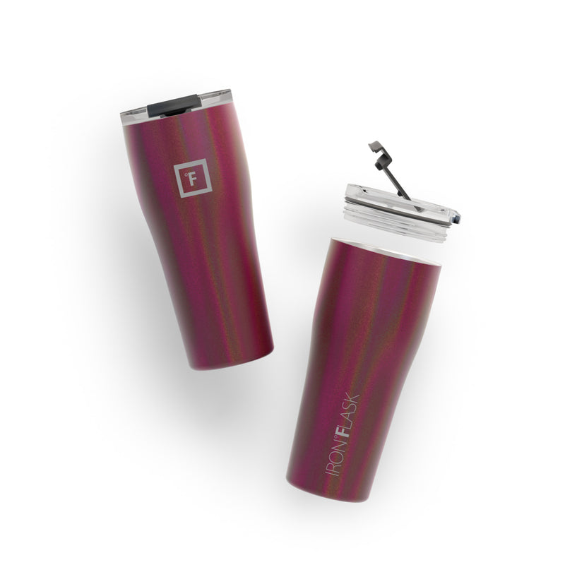 Iron Flask 24 Oz Rover Tumbler Burgundy | 268UEWMAF