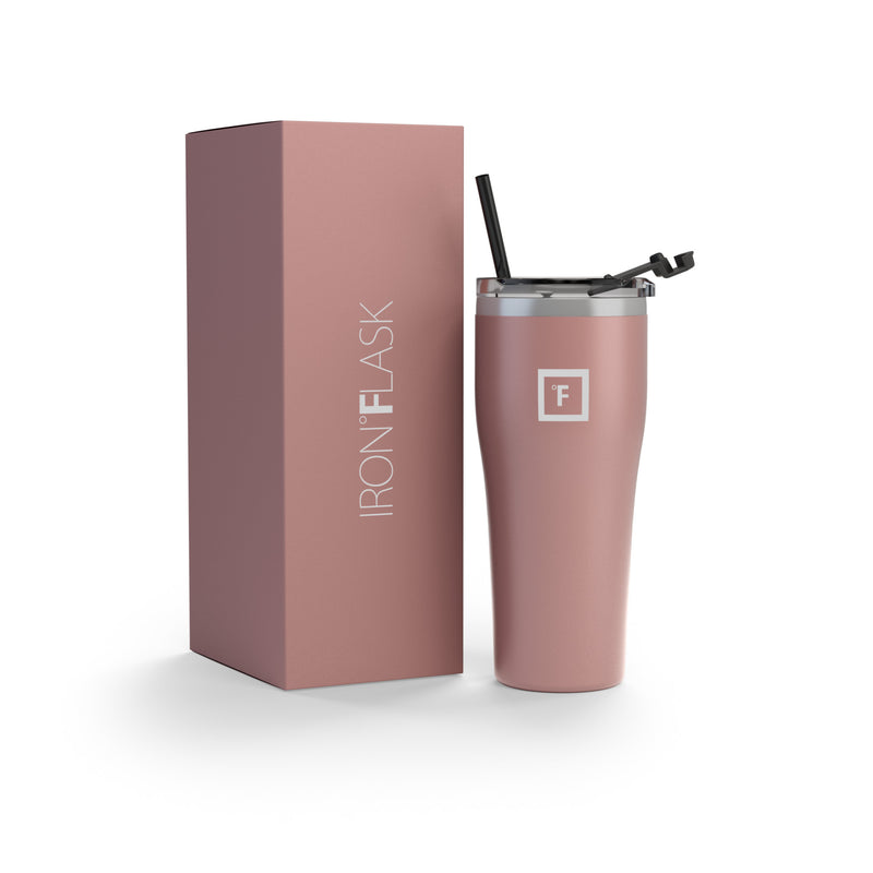 Iron Flask 24 Oz Rover Tumbler Rose Gold | 807EAIGUM