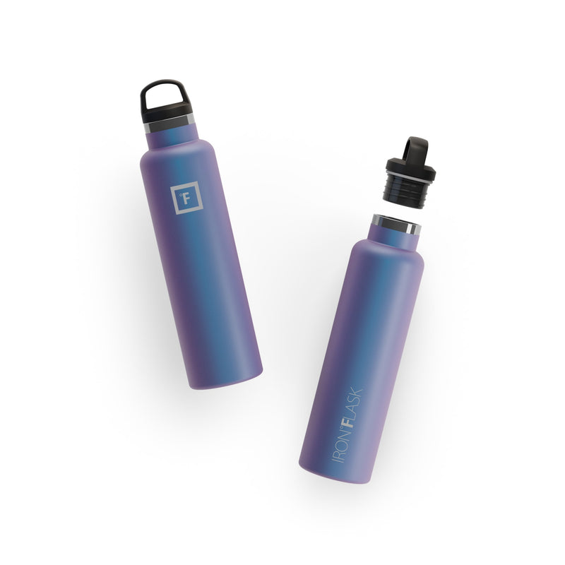 Iron Flask 24 Oz with Spout Lid Narrow Mouth Bottle Aurora | 632RSECVZ