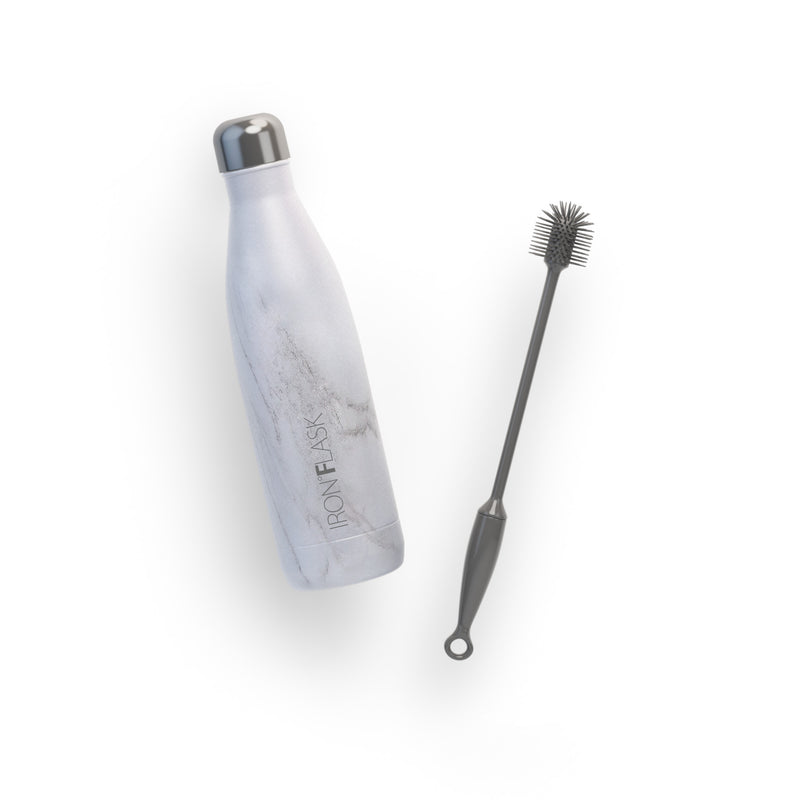 Iron Flask 25 Oz Retro Water Bottle Carrara Marble | 954SGJBCV