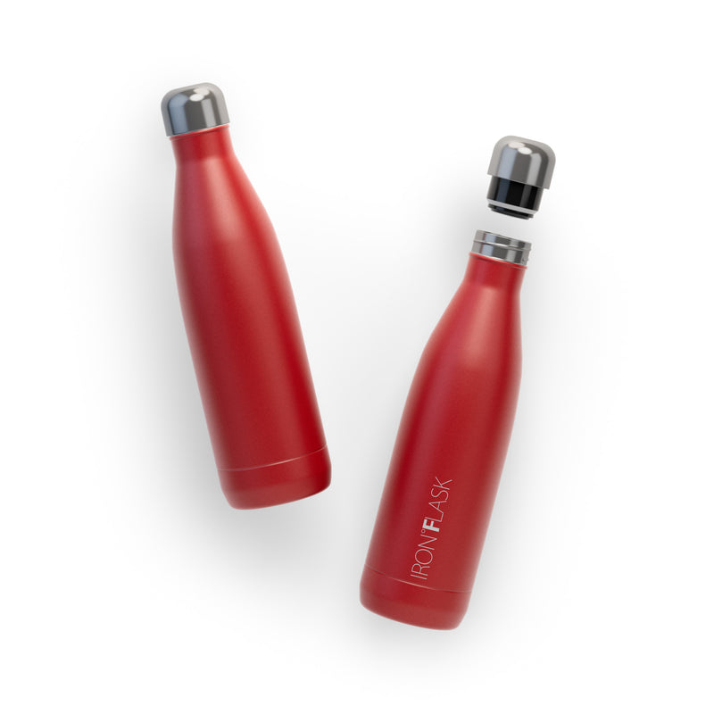 Iron Flask 25 Oz Retro Water Bottle Red | 805LJHZAN