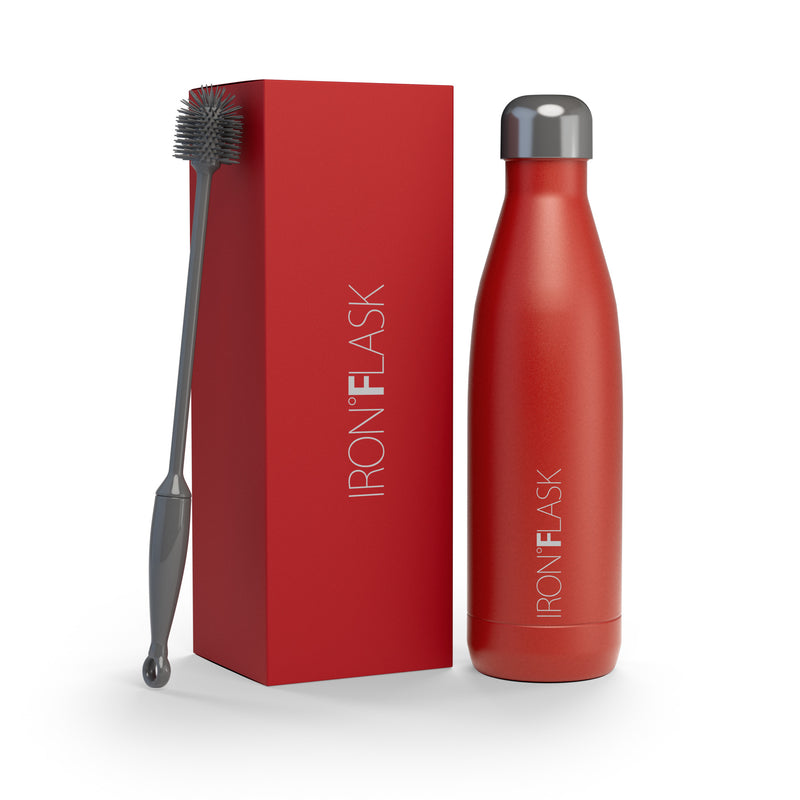 Iron Flask 25 Oz Retro Water Bottle Red | 805LJHZAN