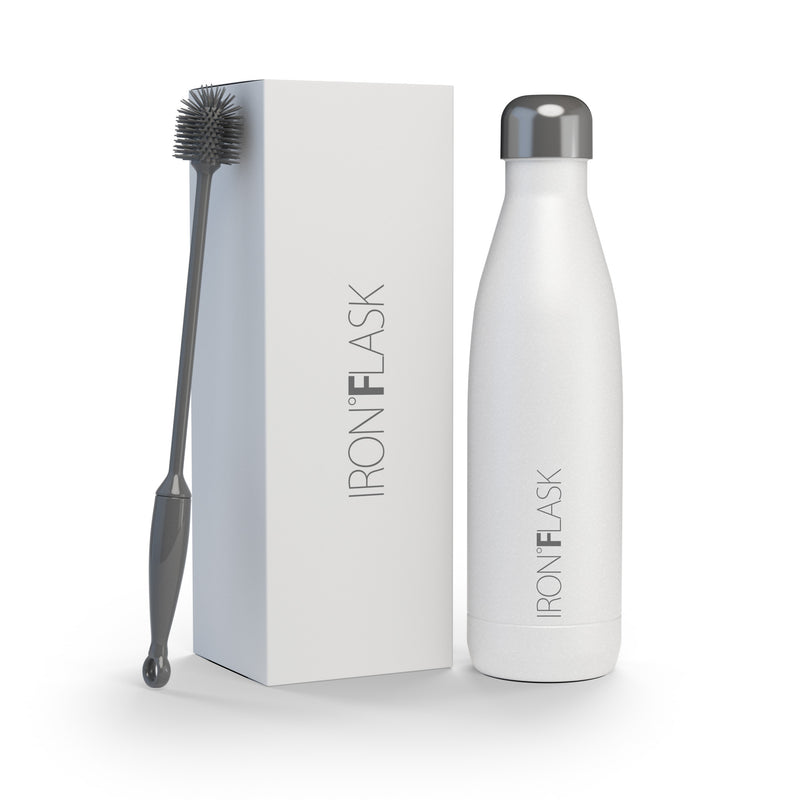 Iron Flask 25 Oz Retro Water Bottle White | 531RMPSCX