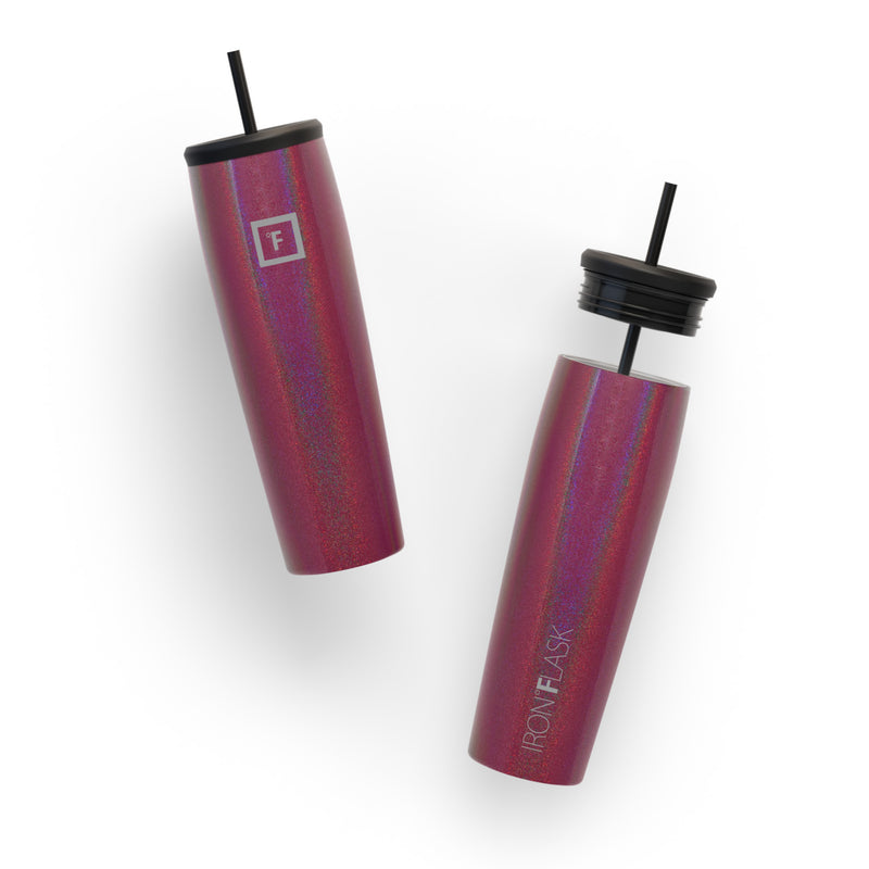 Iron Flask 28 Oz Nomad Tumbler Burgundy | 690WLGMOS