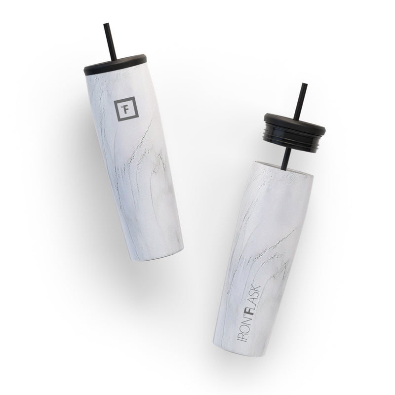 Iron Flask 28 Oz Nomad Tumbler Carrara Marble | 973LEFMNJ