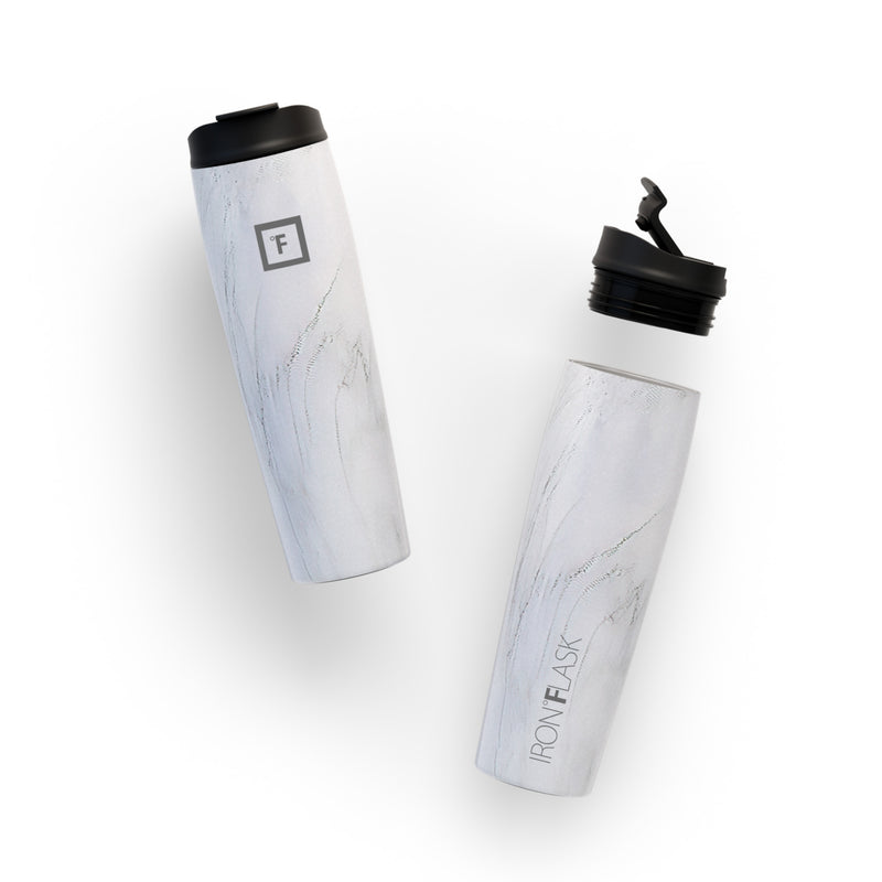 Iron Flask 28 Oz Nomad Tumbler Carrara Marble | 973LEFMNJ