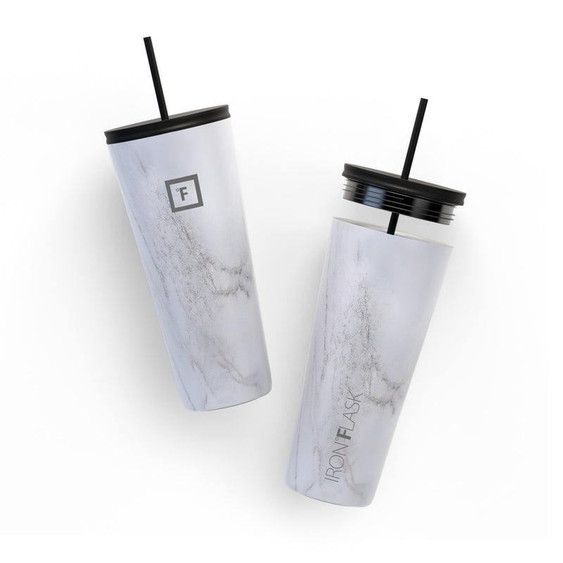 Iron Flask 32 Oz Classic 2.0 Tumbler Carrara Marble | 987ETLPKG