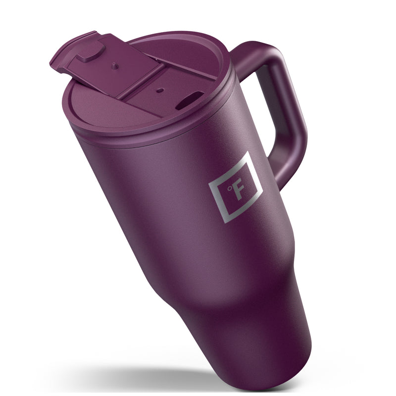 Iron Flask 32 Oz Co Pilot Tumbler Burgundy | 036VXACWE