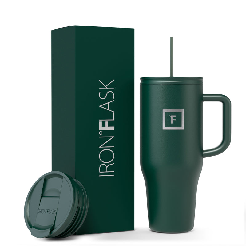 Iron Flask 32 Oz Co Pilot Tumbler Deep Green | 275CALMJF