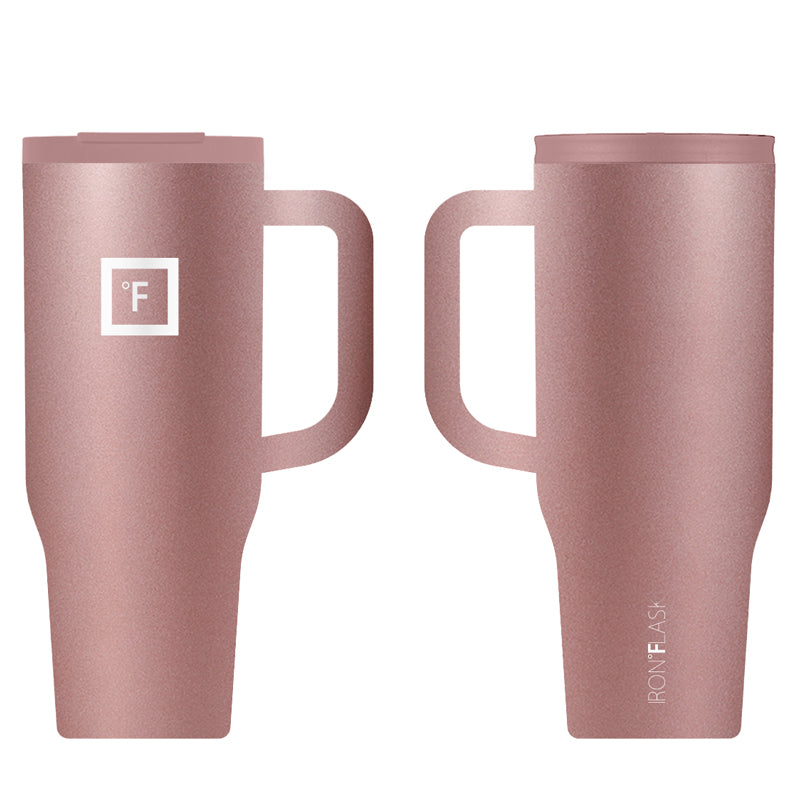 Iron Flask 32 Oz Co Pilot Tumbler Rose Gold | 215ERLIKD