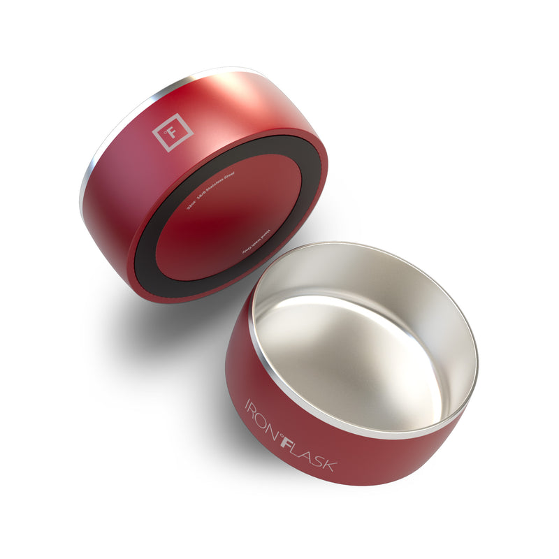 Iron Flask 32 Oz Dog Bowls Red | 827OYPUQB