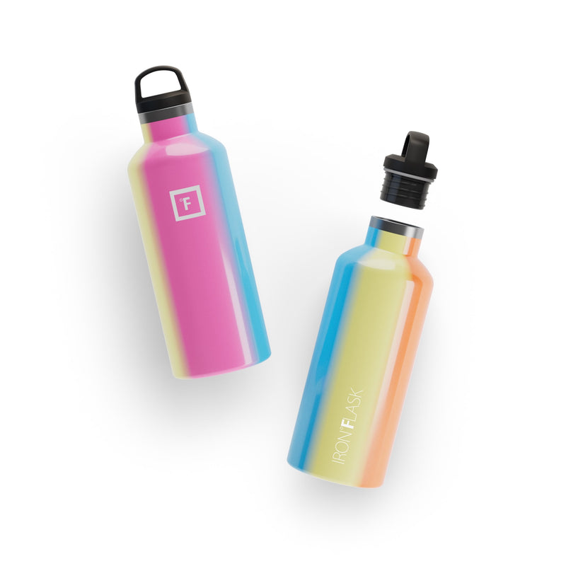 Iron Flask 32 Oz With Spout Lid Narrow Mouth Bottle Multicolor | 421NORYCW