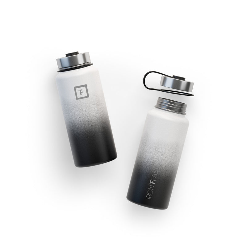 Iron Flask 32 Oz with Straw Lid Wide Mouth Bottle Day & Night | 785UHMWAE