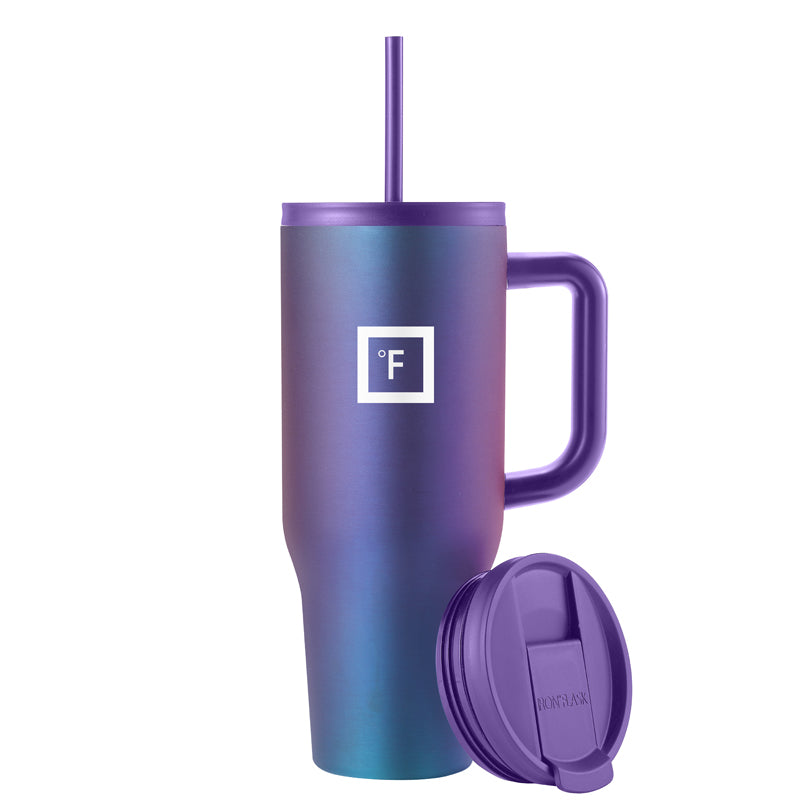 Iron Flask 40 Oz Co Pilot Tumbler Aurora | 065ISXREY