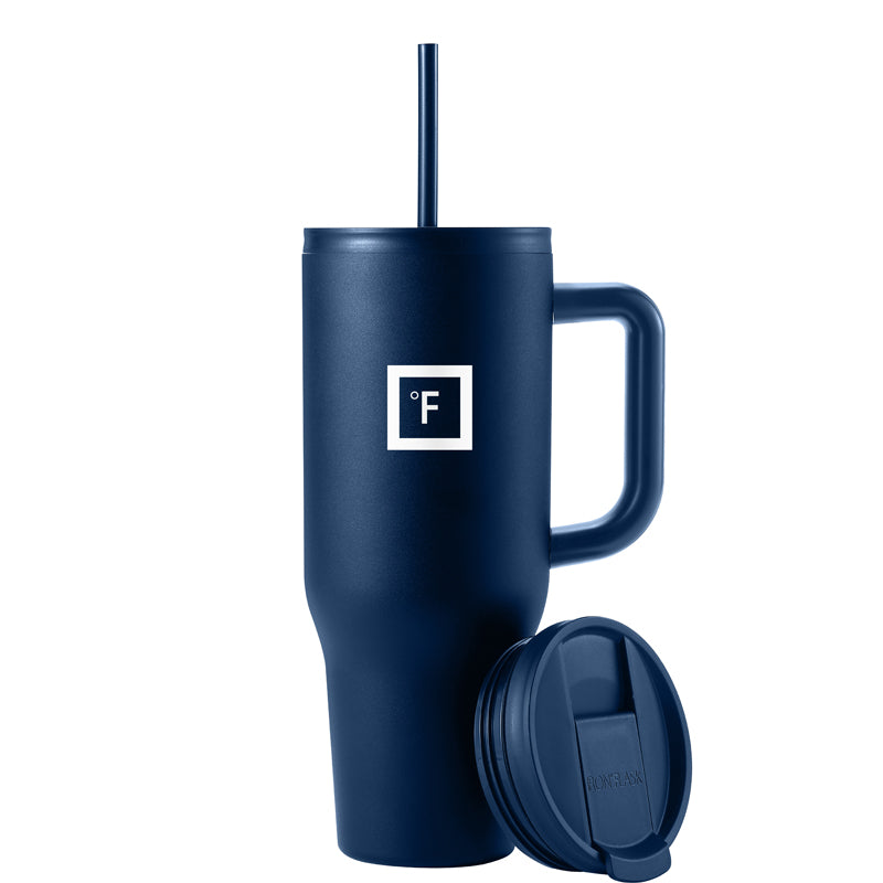 Iron Flask 40 Oz Co Pilot Tumbler Blue | 816EKPFSX