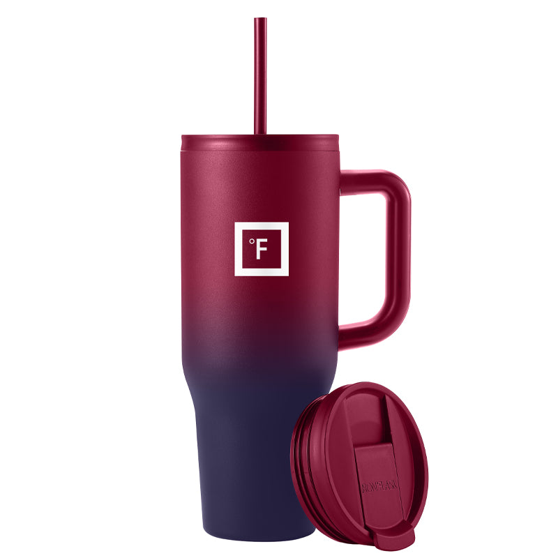 Iron Flask 40 Oz Co Pilot Tumbler Dark Multicolor | 092QCTURM