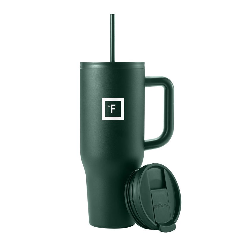 Iron Flask 40 Oz Co Pilot Tumbler Deep Green | 827IYTLND