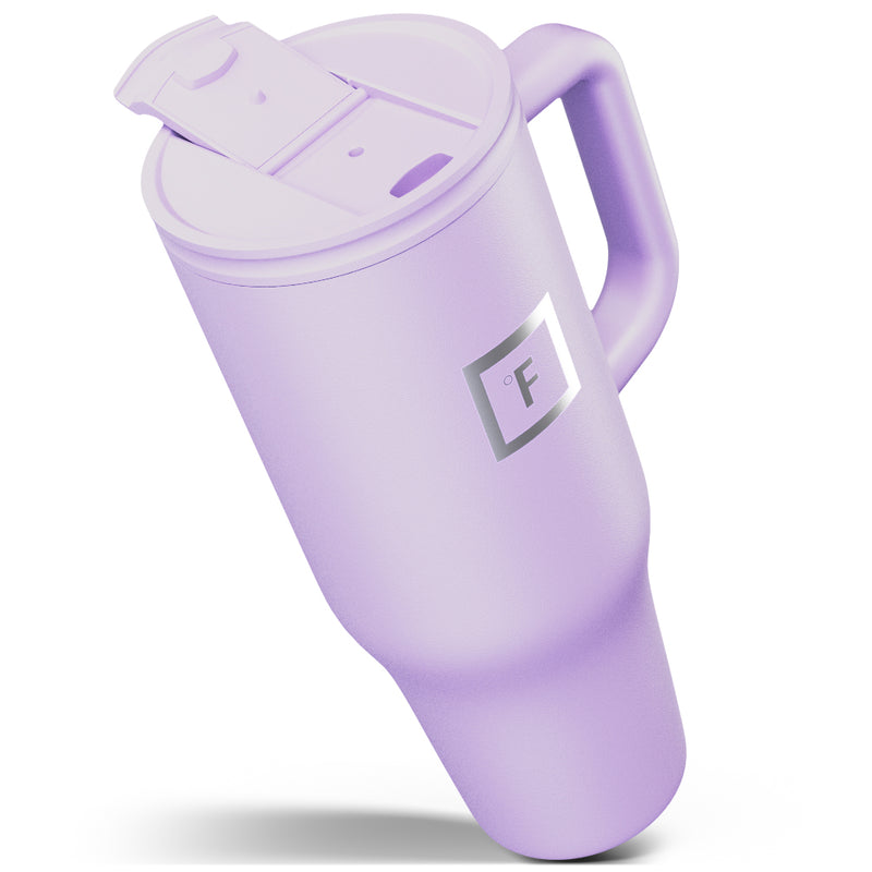 Iron Flask 40 Oz Co Pilot Tumbler Lavender | 670CJIDRM