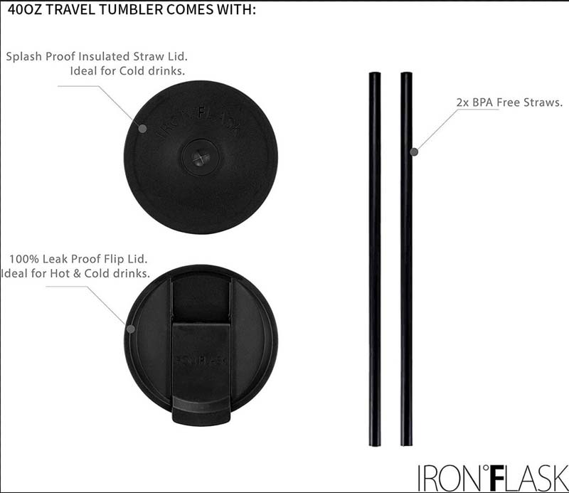 Iron Flask 40 Oz Co Pilot Tumbler Lavender | 670CJIDRM