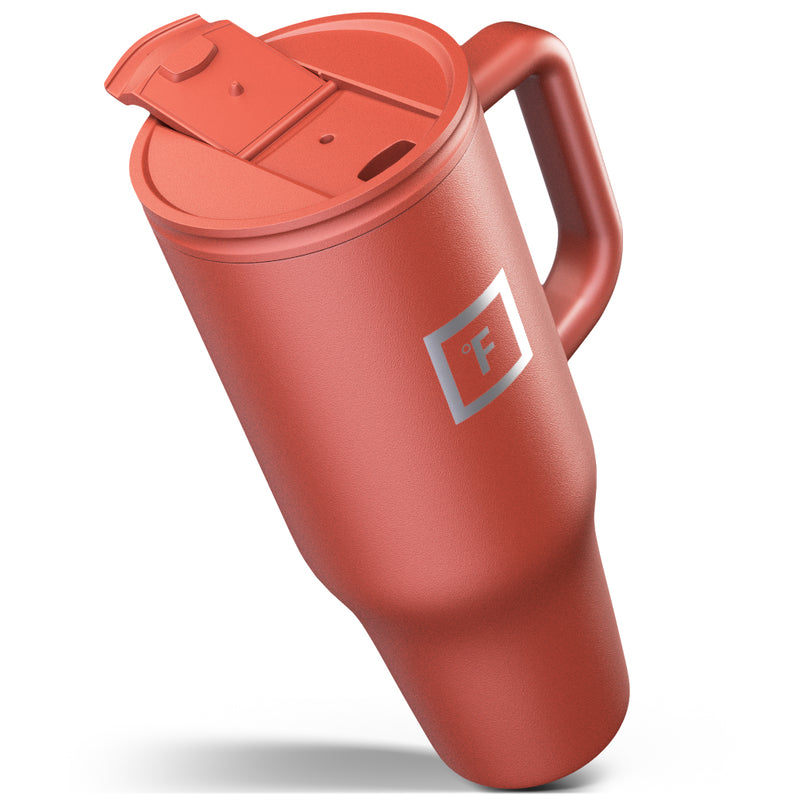Iron Flask 40 Oz Co Pilot Tumbler Red | 260MXDGQV