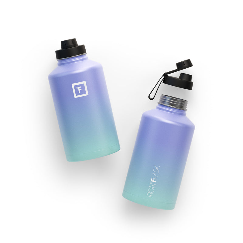 Iron Flask 64 Oz with Spout Lid Wide Mouth Bottle Cotton Candy | 431NMWXAP