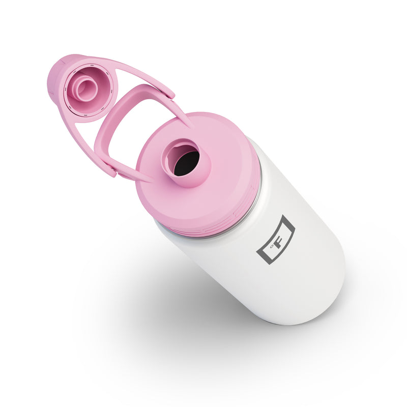 Iron Flask Spout Set for Wide Mouth Water Bottles Lid Rose | 169YJCMNS
