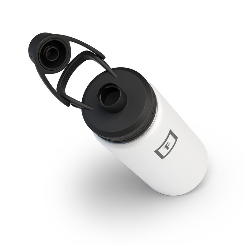 Iron Flask Spout Set for Wide Mouth Water Bottles Lid Black | 165XEPJOT