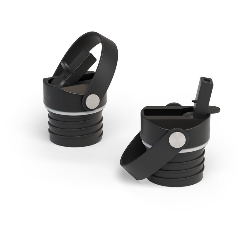 Iron Flask Straw Set For Narrow Mouth Water Bottles Lid Black | 765OUBZLD