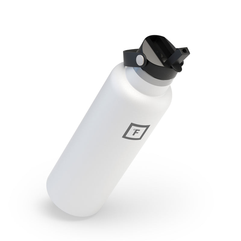 Iron Flask Straw Set For Narrow Mouth Water Bottles Lid Black | 765OUBZLD