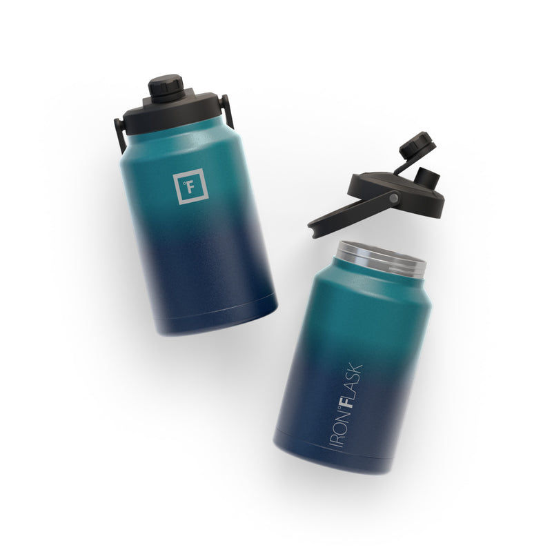 Iron Flask Water Bottle with Spout lid One Gallo Dark Night | 489YHGEXA