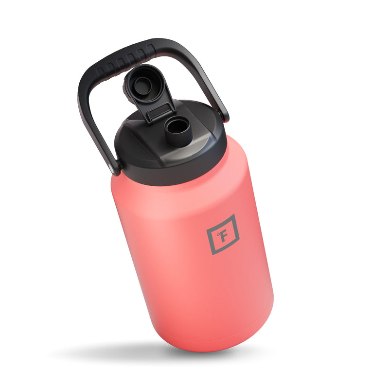 Iron Flask Water Bottle with Spout lid One Gallo Coral | 194IVREGW