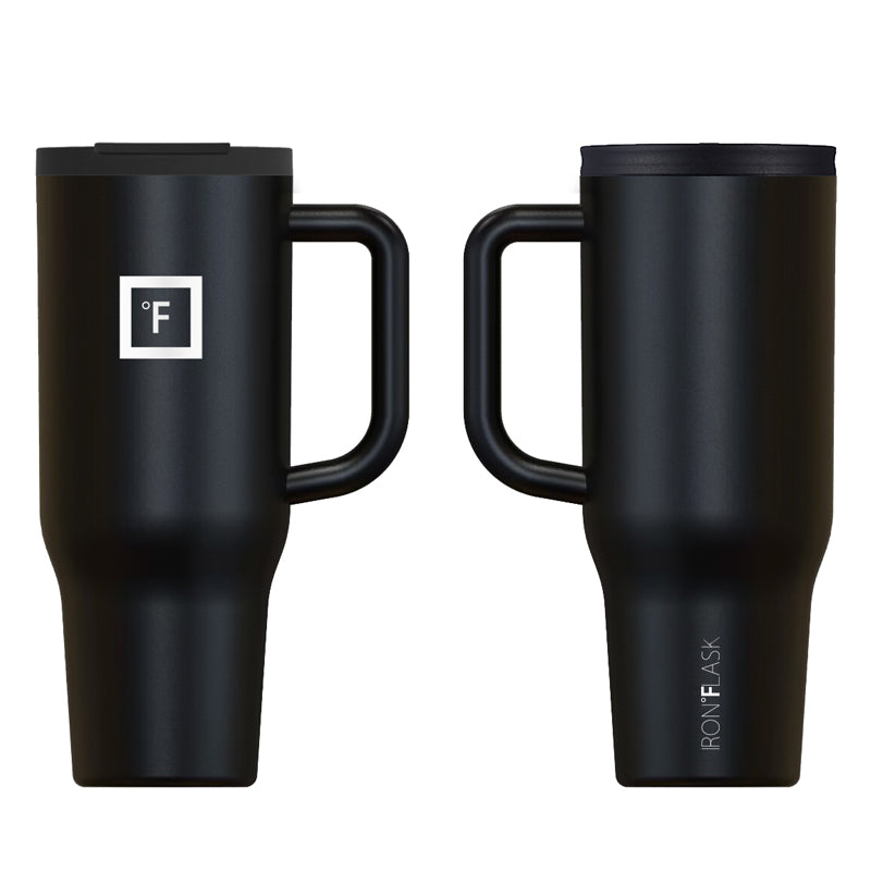 Iron Flask a32 Oz Co Pilot Tumbler Black | 349UZMBYR